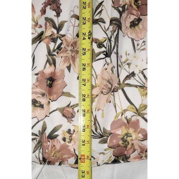 Atmosphere Floral Sleeveless Belted Dress Size 6 Polyester White‎ & Pink - Picture 3 of 7